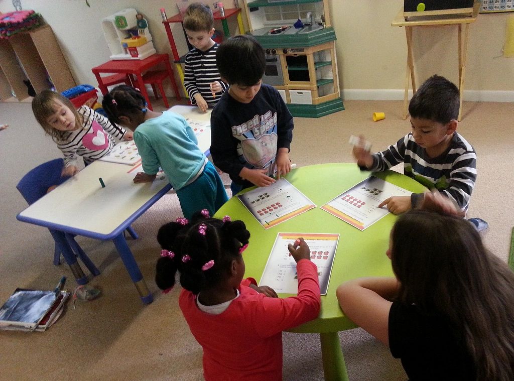 Children during group circle time at Home4Kidz